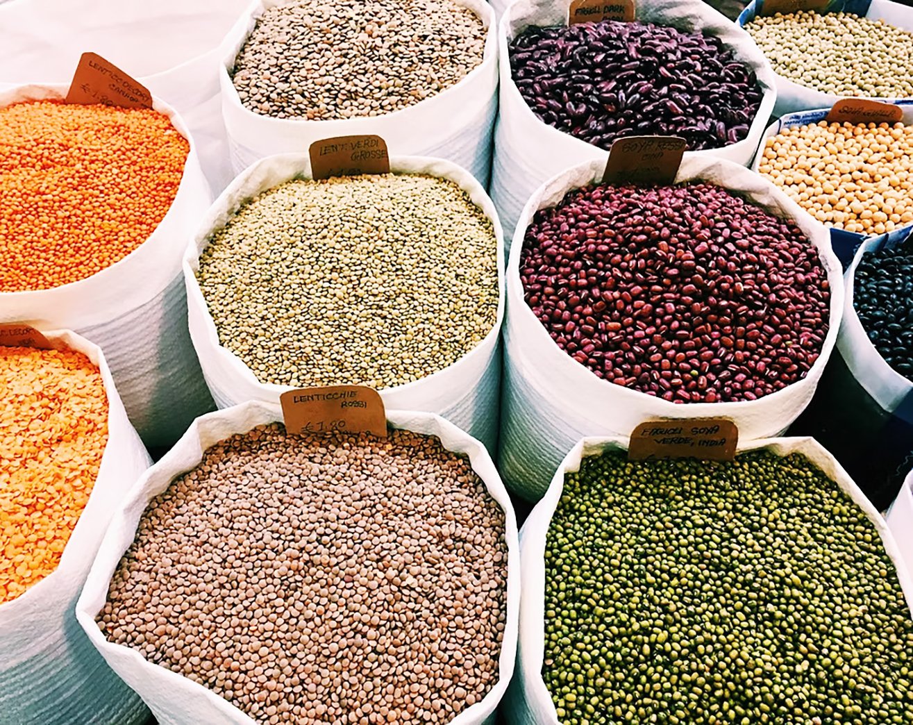 Beans, Lentils, and Spices